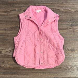 Sewn + Seen Pink Quilted Vest